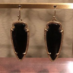 Kendra Scott Sky Earrings in Black, Arrowhead